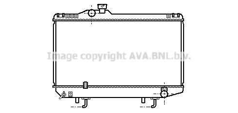 AVA QUALITY COOLING Радиатор, охлаждение двигателя TO2153